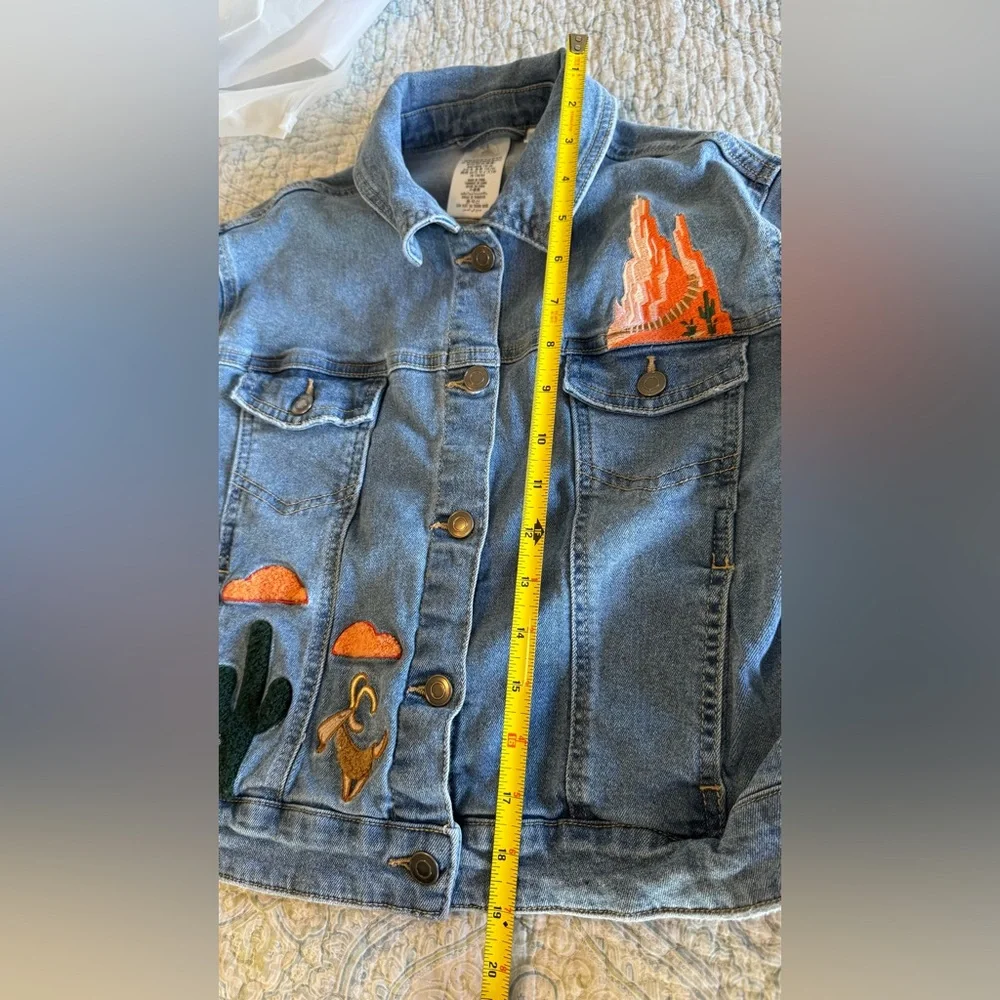 Disney Parks ily 4EVER Big Thunder Mountain Railroad Denim Jacket Girls 10